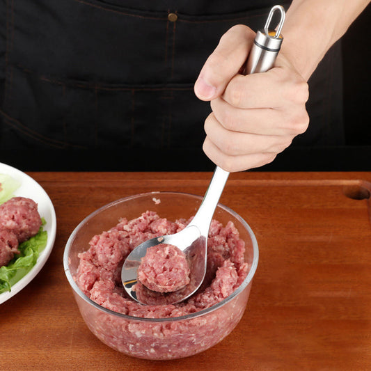 Stainless Steel Meatball Scoop Spoon