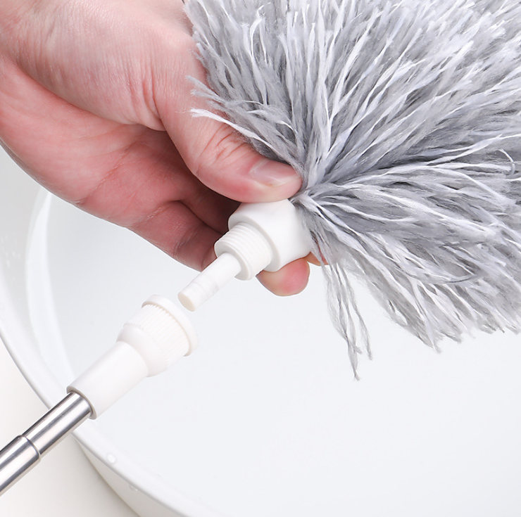 Microfiber Duster with Extension Pole Reach & Clean Easily