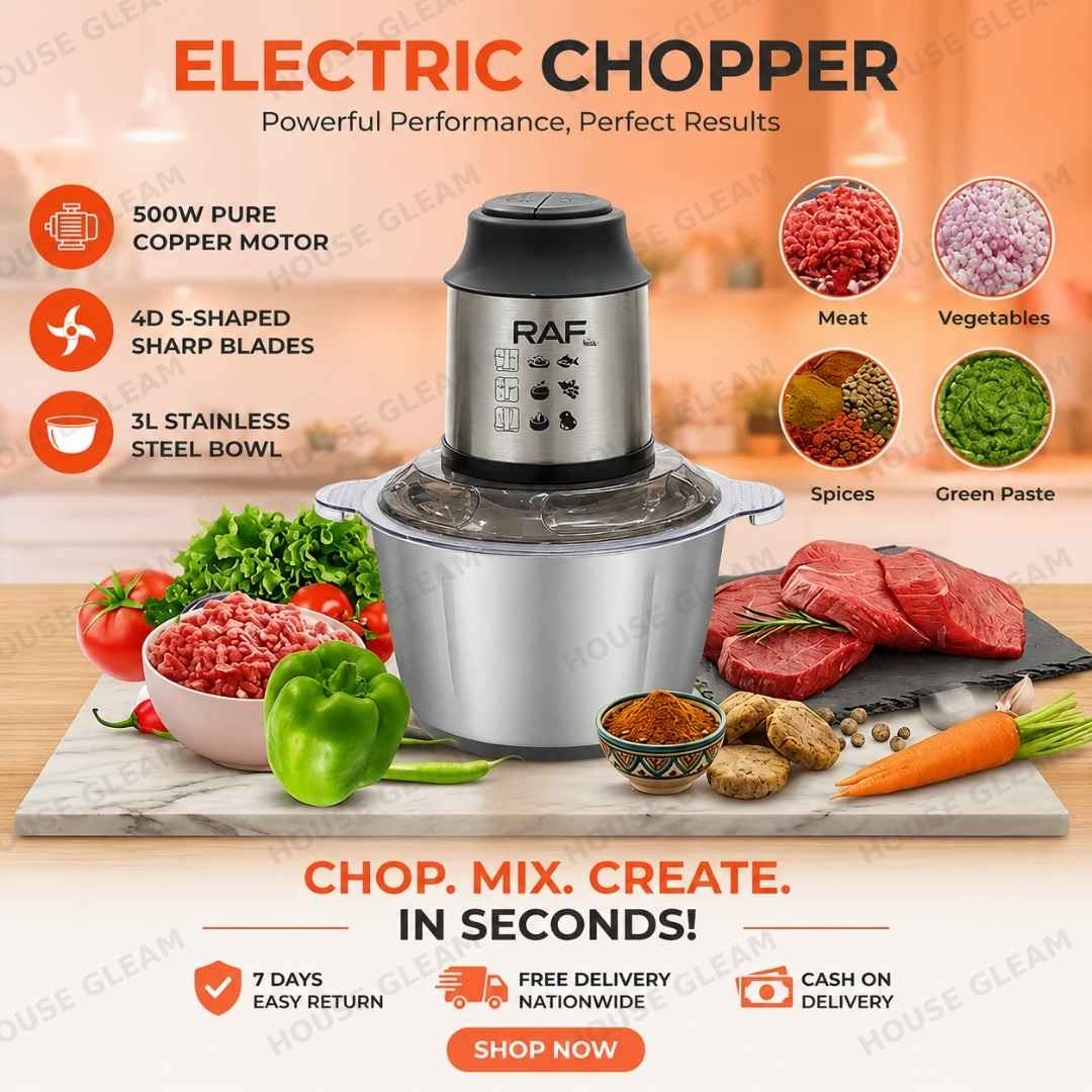 Electric Meat Chopper - RAF 800W