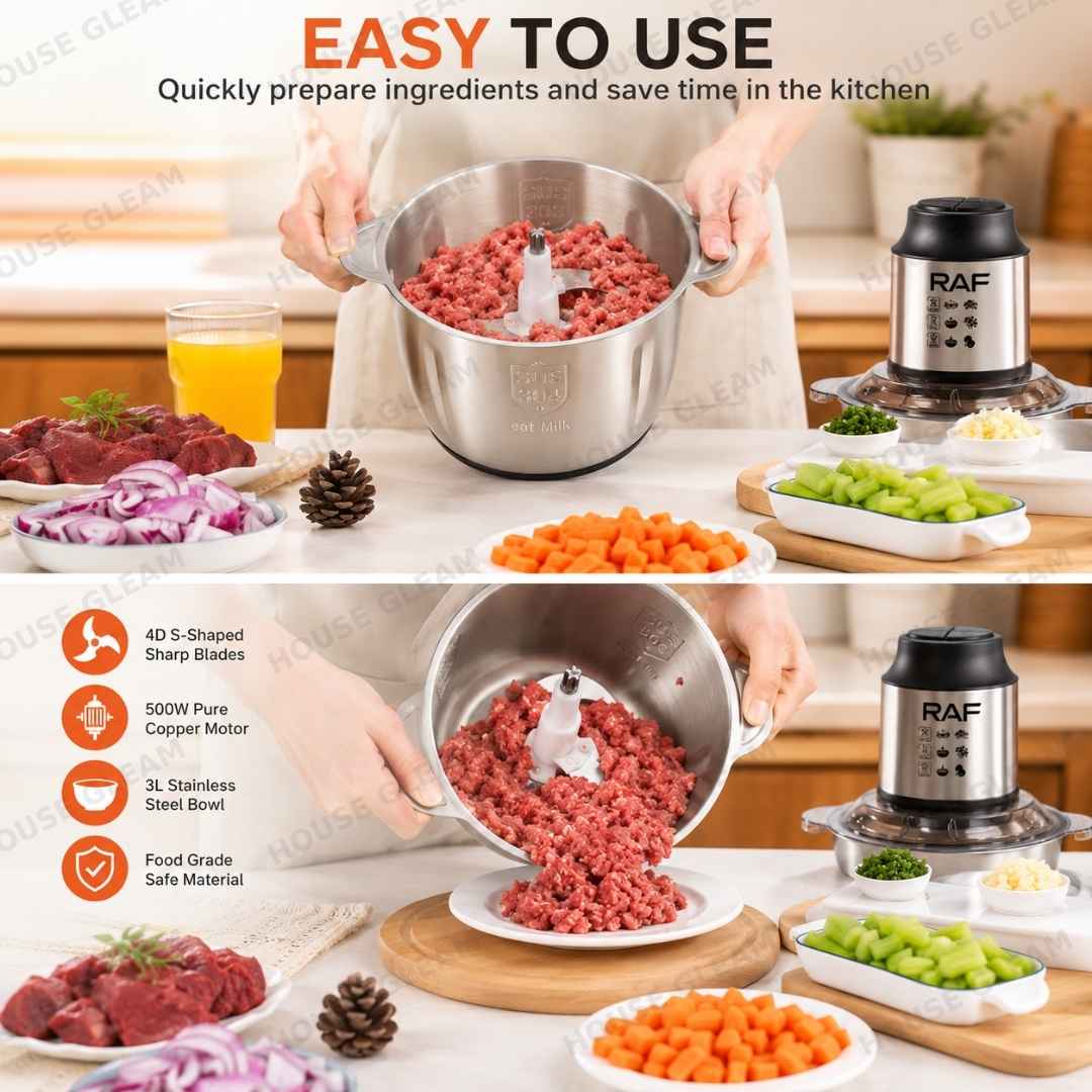 Electric Meat Chopper - RAF 800W