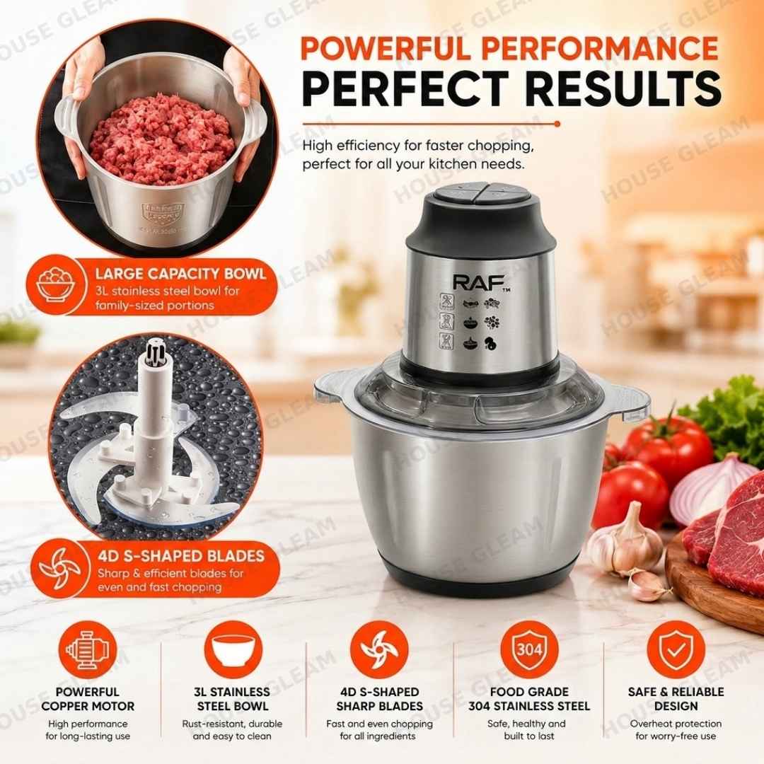 Electric Meat Chopper - RAF 800W
