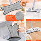 Rotating X-Type Flat Microfiber Mop