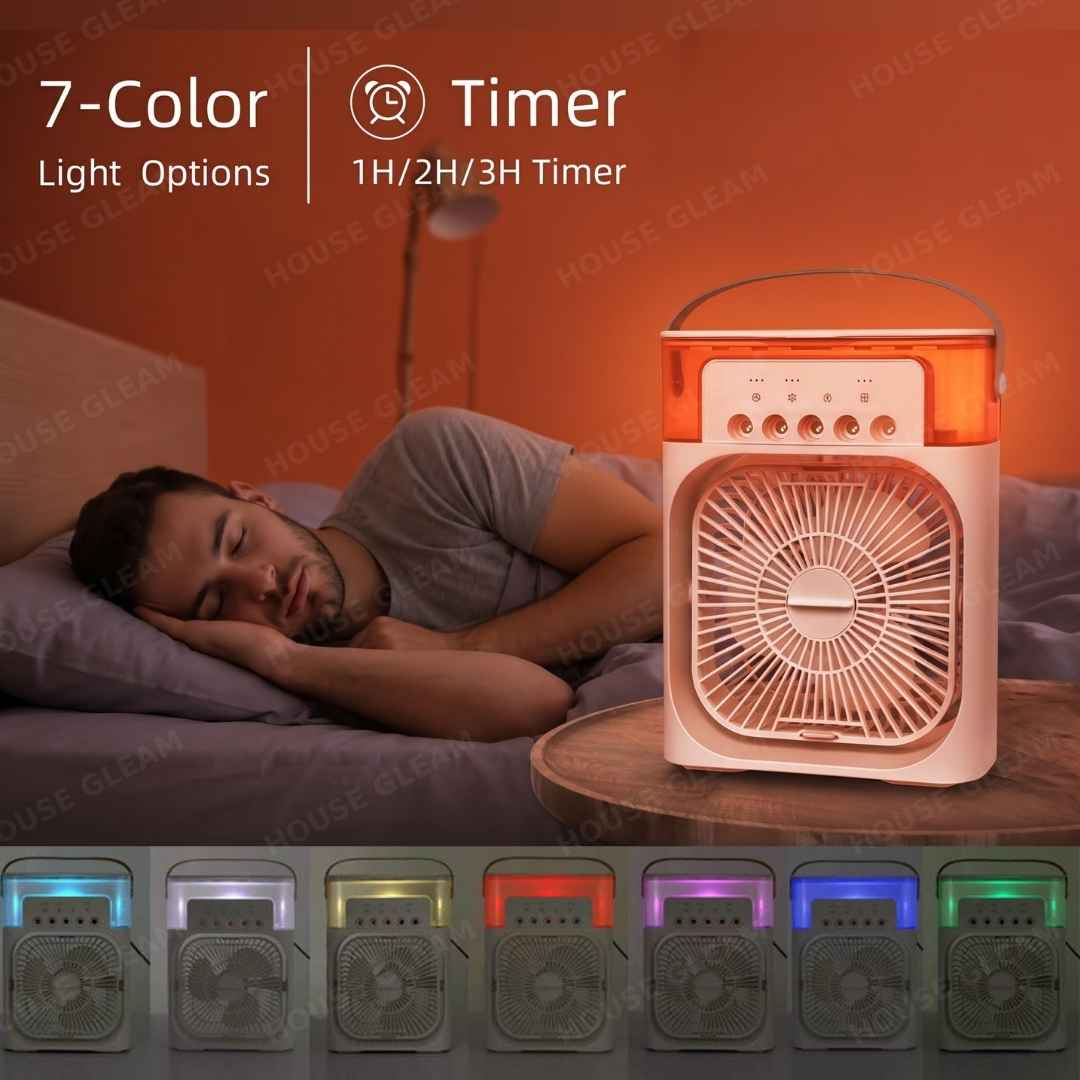 Portable Mist Cooling Fan & Humidifier