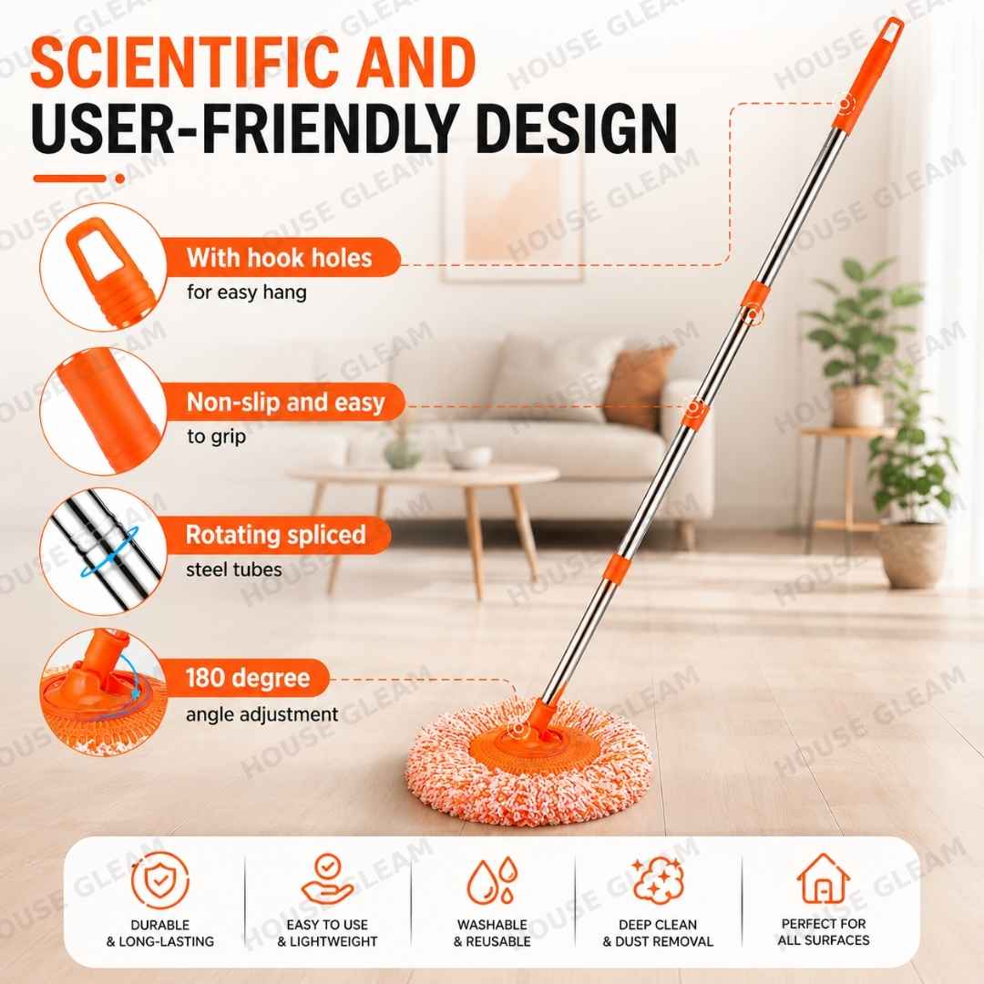 Long Handle Telescopic Cleaning Mop