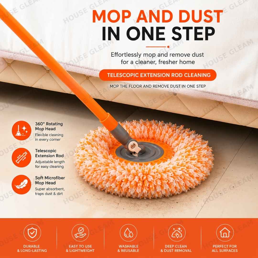Long Handle Telescopic Cleaning Mop