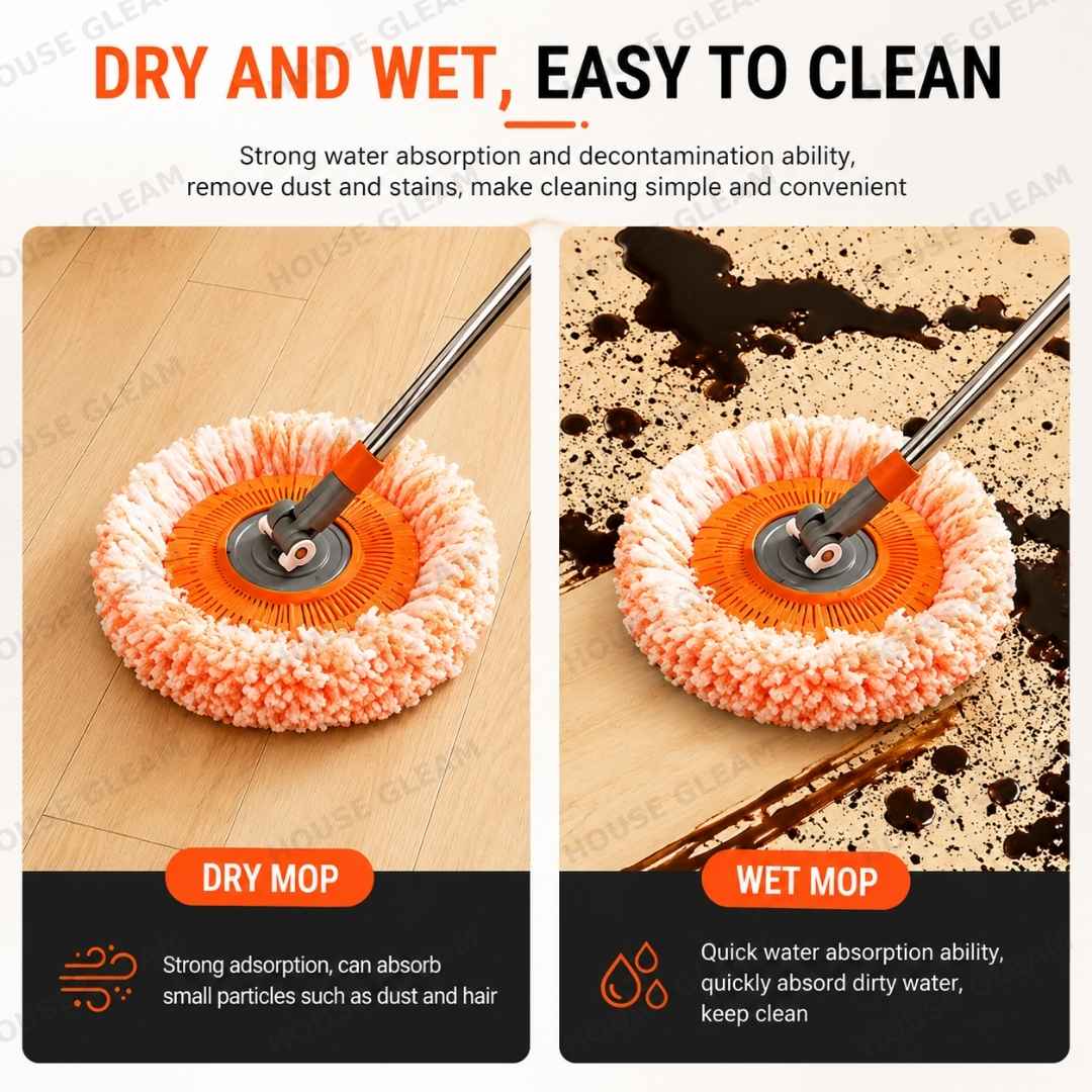Long Handle Telescopic Cleaning Mop