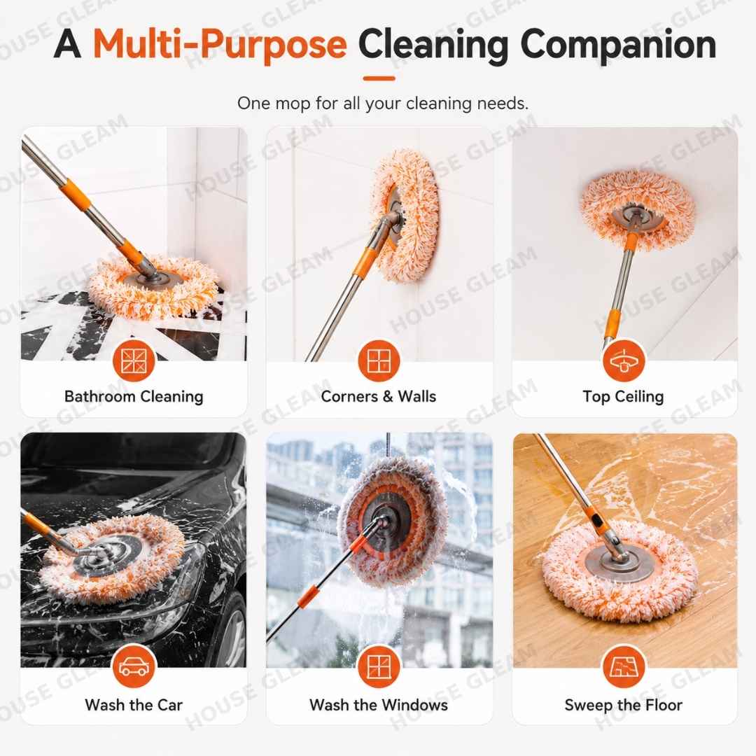 Long Handle Telescopic Cleaning Mop